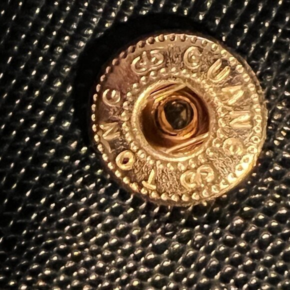 Guang Tong Purse, black w/gold-tone hardware NWOT - Picture 10 of 11